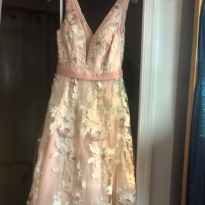 Beautiful blush ball gown